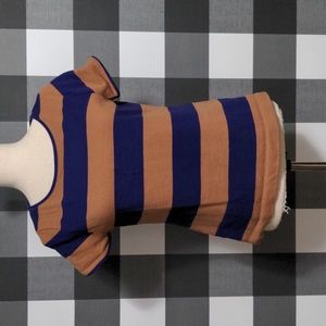 Loft short sleeve striped top